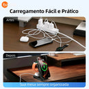 Carregador Sem Fio 3 em 1 Magnético Basike — Celular, Apple Watch e AirPods