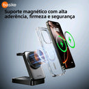 Carregador Sem Fio 3 em 1 Magnético Basike — Celular, Apple Watch e AirPods