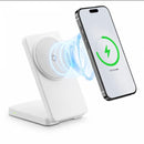 Carregador Sem Fio 3 em 1 Magnético Basike — Celular, Apple Watch e AirPods